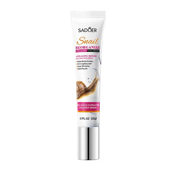 Sadoer Snail Reorganise kollagén szemkörnyékápoló krém 20g - Image 3