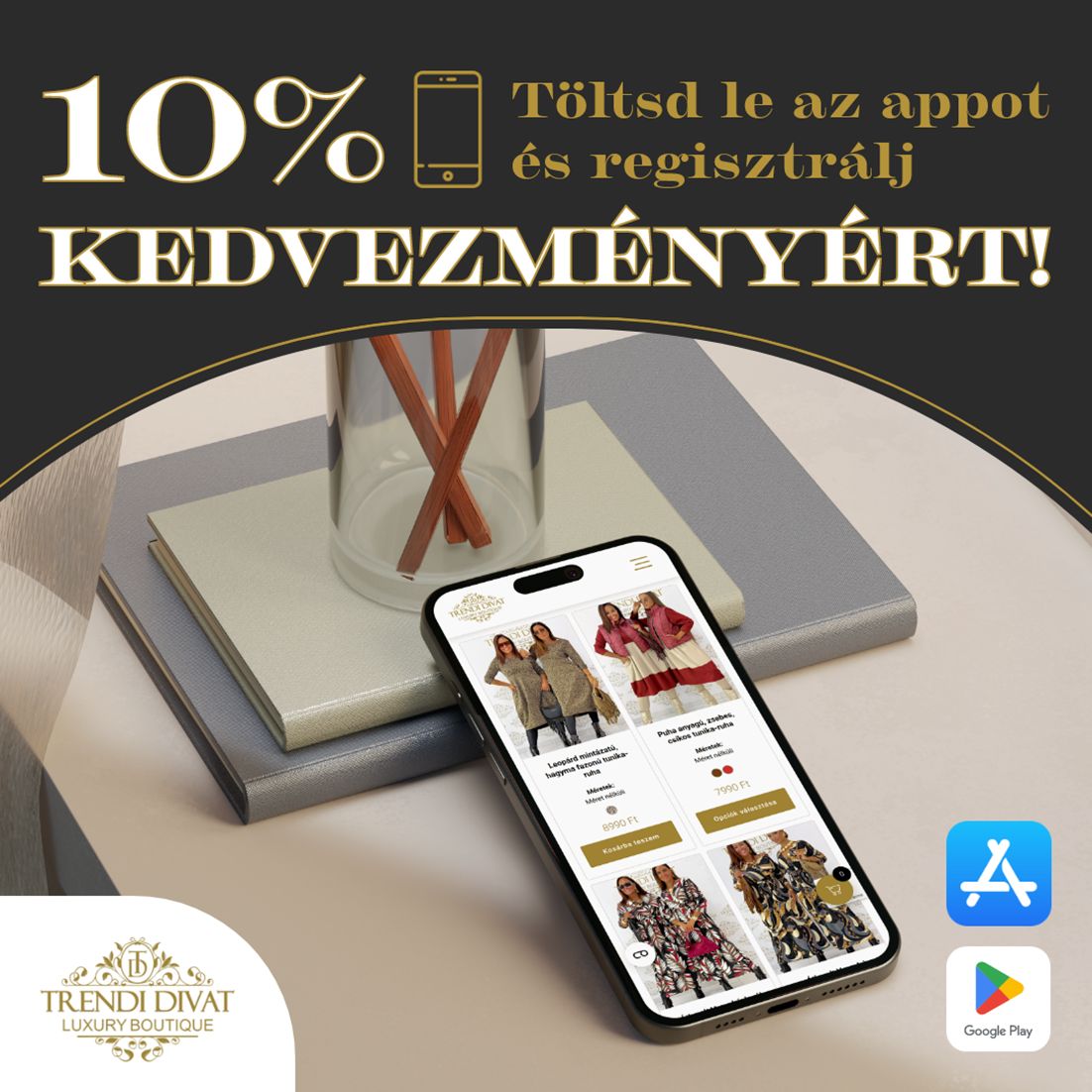 Ismerd meg a Trendi Divat applikációját – 3 ok, amiért imádni fogod!