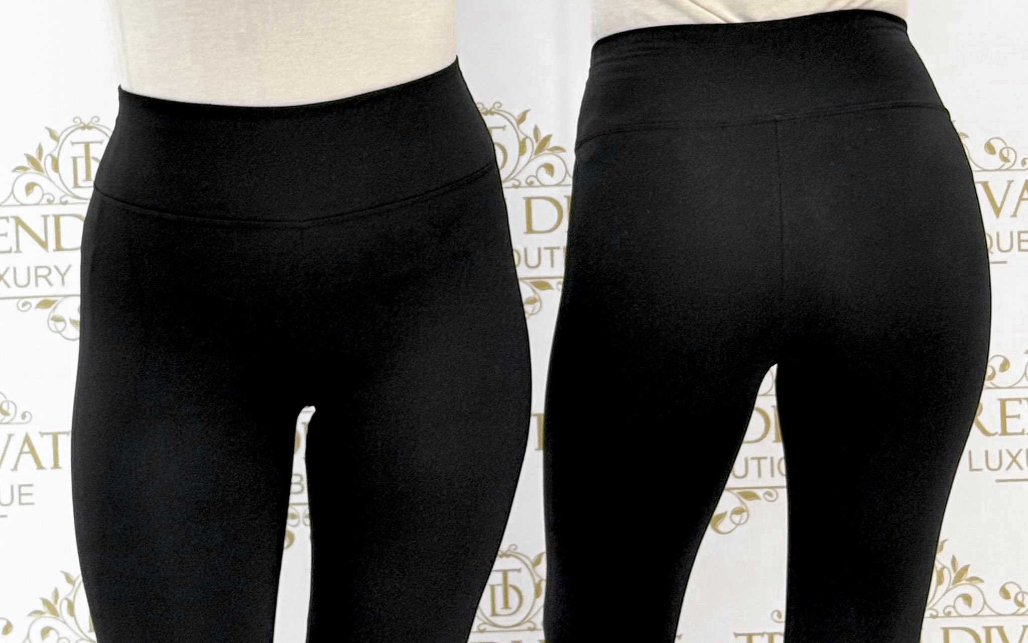 Magas derekú, belül bolyhos leggings "H4996" - Image 3