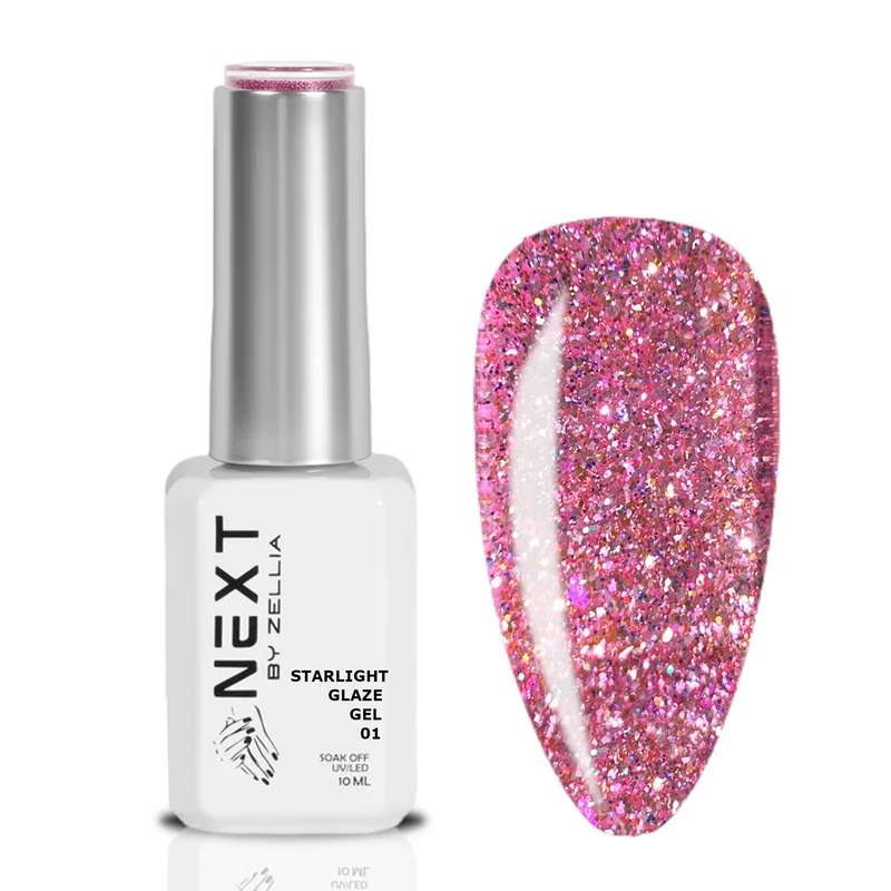 Next By Zellia Gél Lakk 10Ml - Starlight Glaze - 001