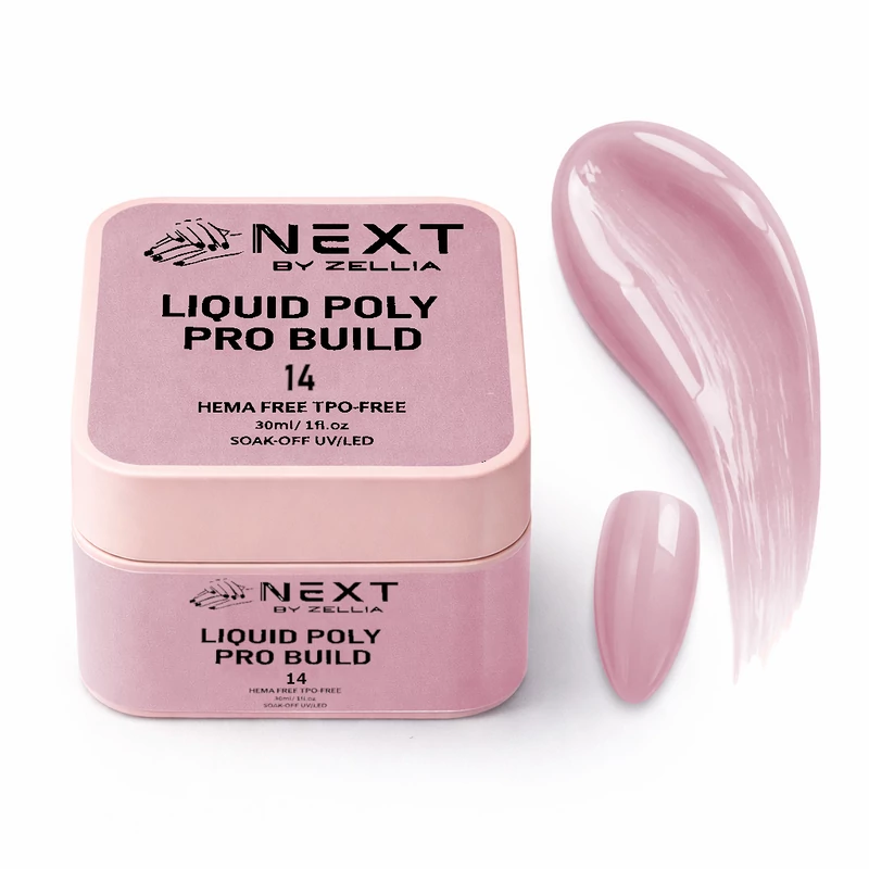 Next By Zellia Liquid Poly 30Ml - Pro Build - 014