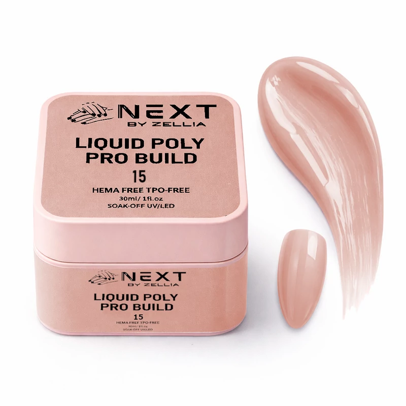 Next By Zellia Liquid Poly 30Ml - Pro Build - 015