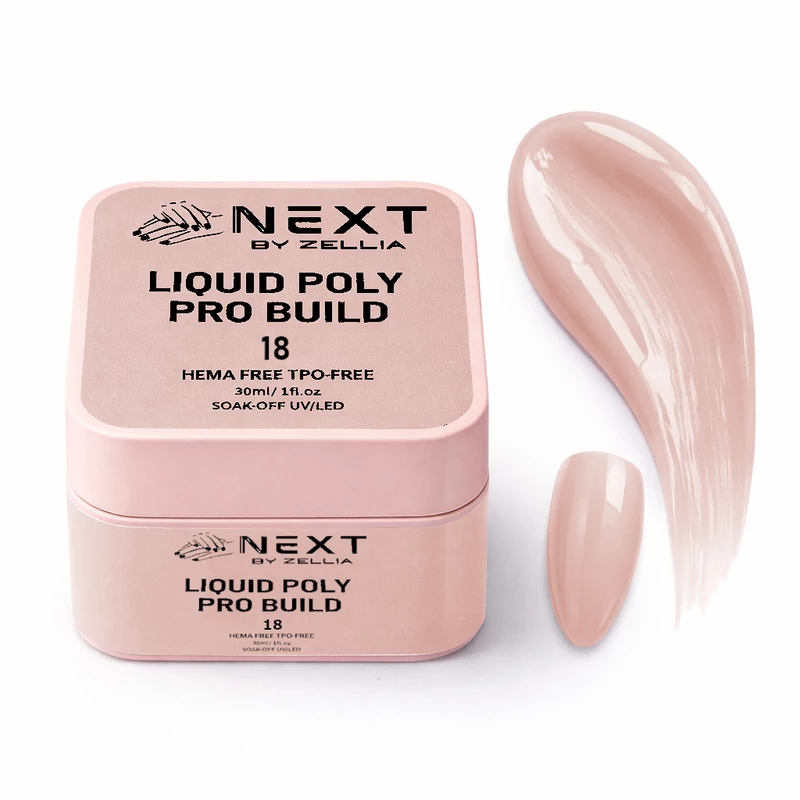 Next By Zellia Liquid Poly 30Ml - Pro Build - 018