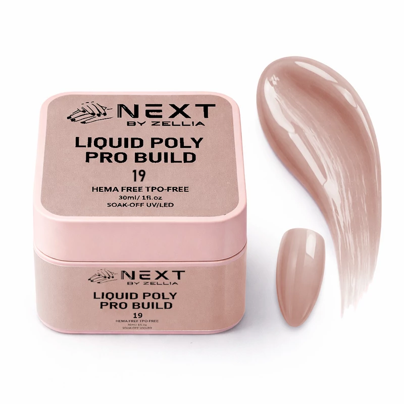 Next By Zellia Liquid Poly 30Ml - Pro Build - 019