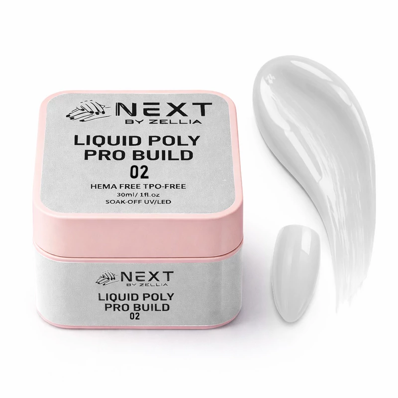 Next By Zellia Liquid Poly 30Ml - Pro Build - 002