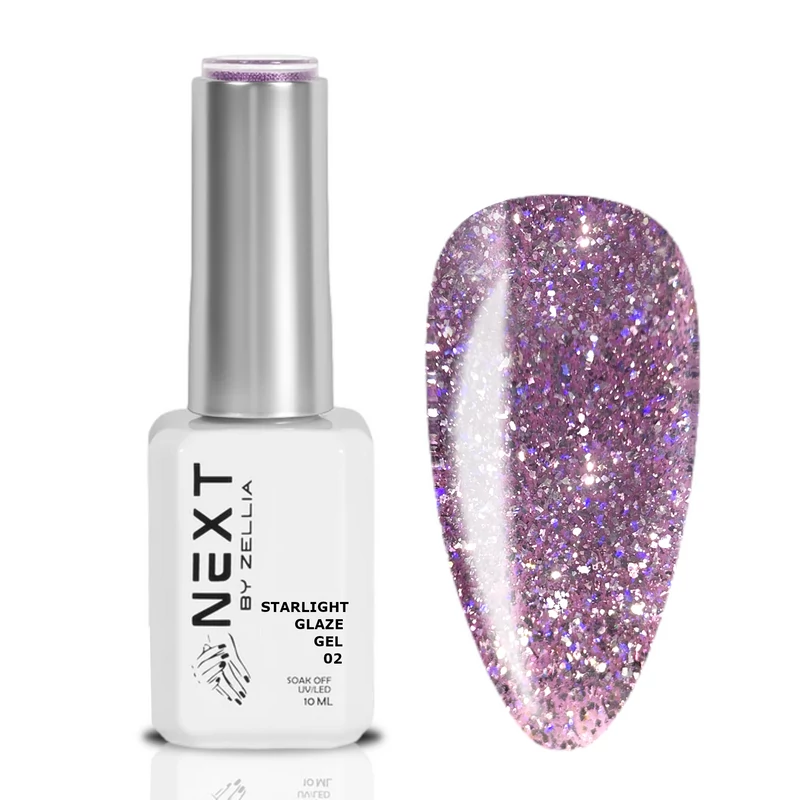 Next By Zellia Gél Lakk 10Ml - Starlight Glaze - 002
