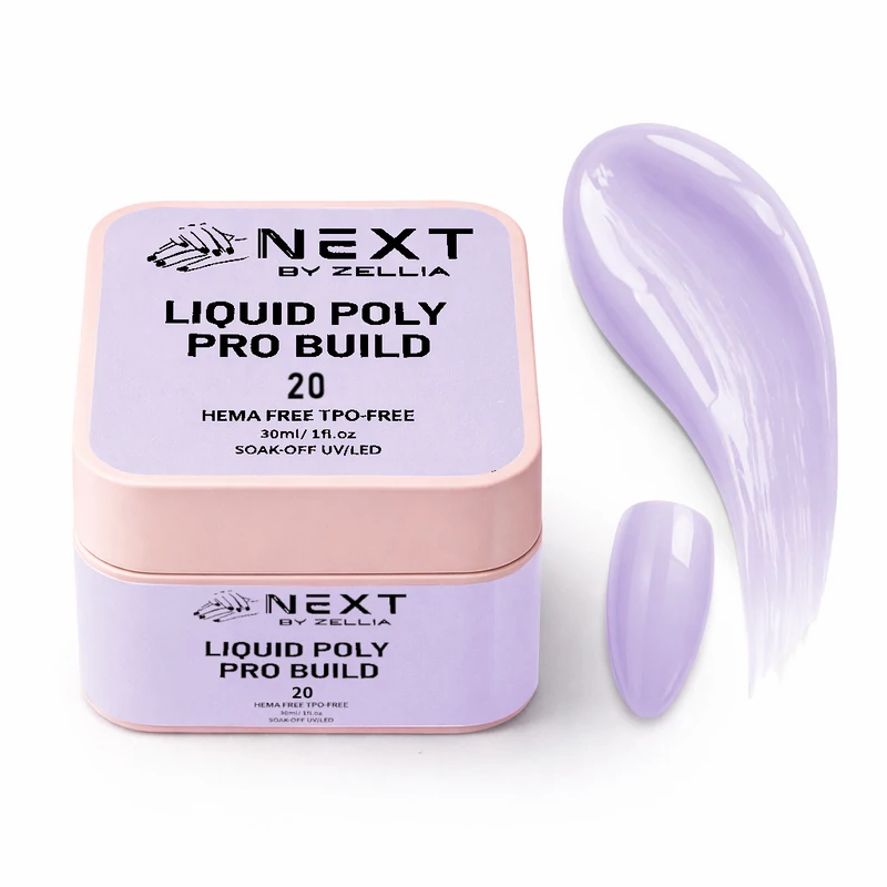 Next By Zellia Liquid Poly 30Ml - Pro Build - 020