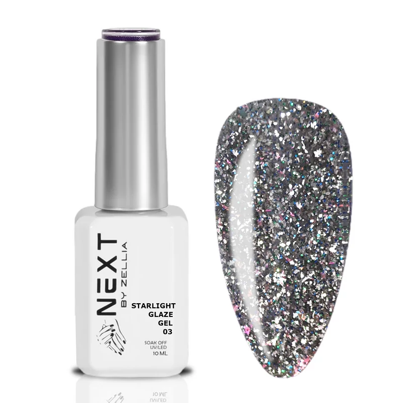 Next By Zellia Gél Lakk 10Ml - Starlight Glaze - 003