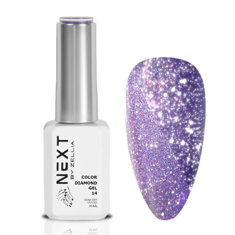 Next By Zellia Gél Lakk 10Ml - Color Diamond Gel- 014