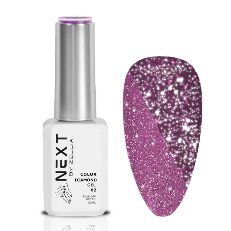 Next By Zellia Gél Lakk 10Ml - Color Diamond Gel- 002