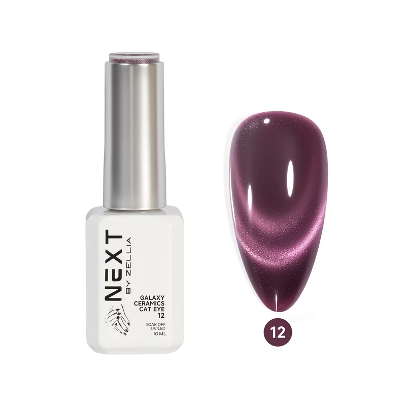 Next By Zellia Gél Lakk 10Ml - Galaxy Ceramics Cat Eye - 012