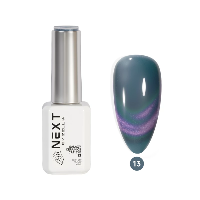 Next By Zellia Gél Lakk 10Ml - Galaxy Ceramics Cat Eye - 013