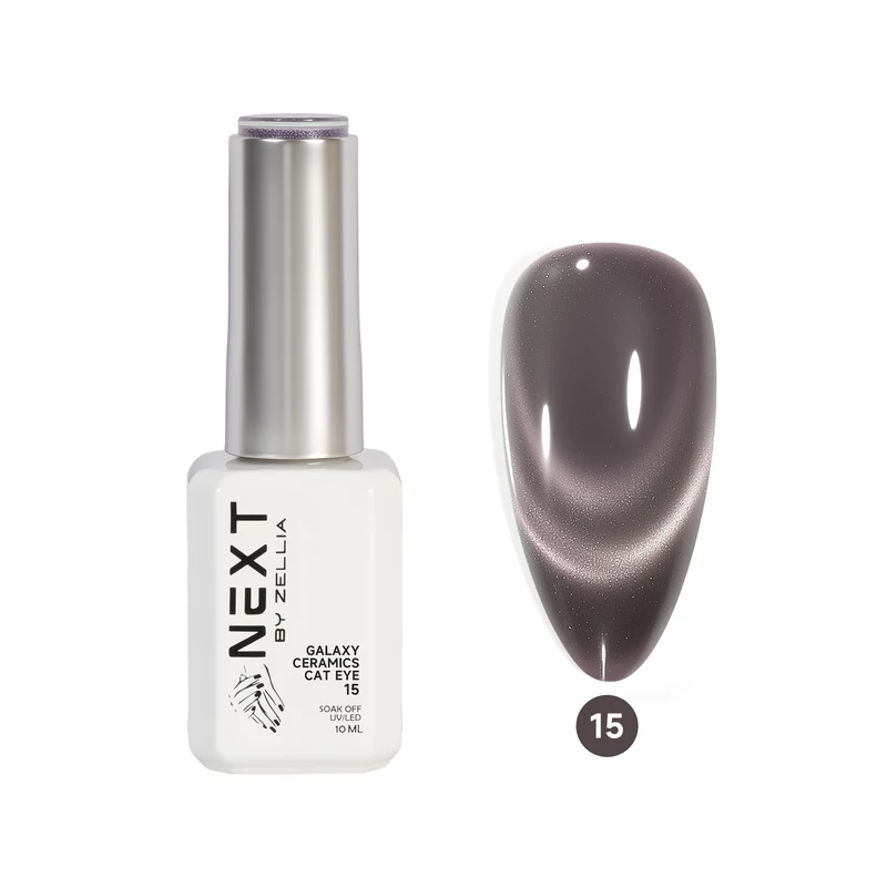 Next By Zellia Gél Lakk 10Ml - Galaxy Ceramics Cat Eye - 015