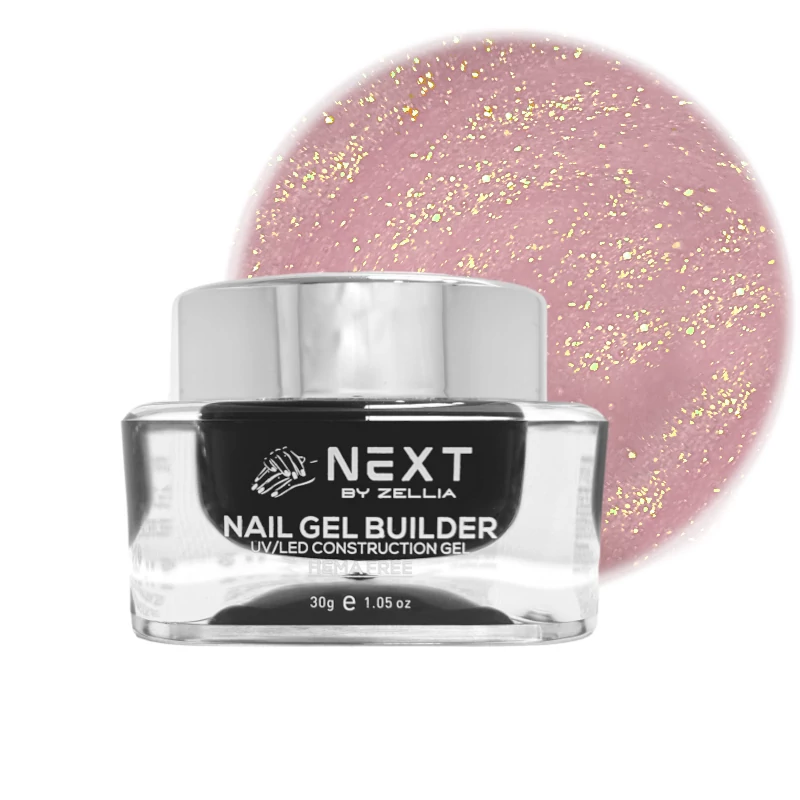 Next By Zellia Gel Builder / Epítő Zselé 30G - Hema / Tpo Free - Zgb-016 - Golden Mine