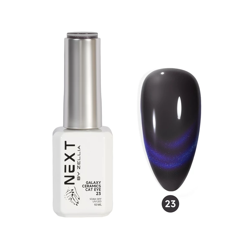 Next By Zellia Gél Lakk 10Ml - Galaxy Ceramics Cat Eye - 023