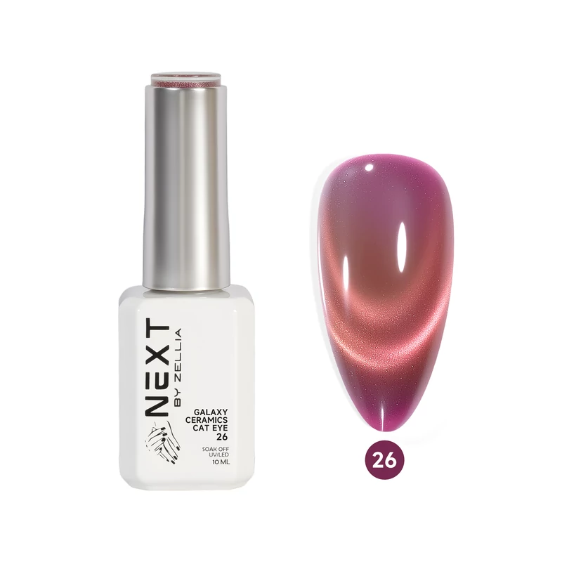 Next By Zellia Gél Lakk 10Ml - Galaxy Ceramics Cat Eye - 026 - Image 2