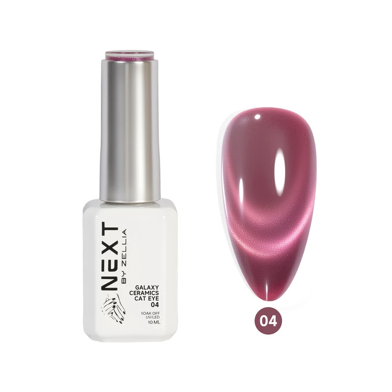 Next By Zellia Gél Lakk 10Ml - Galaxy Ceramics Cat Eye - 004
