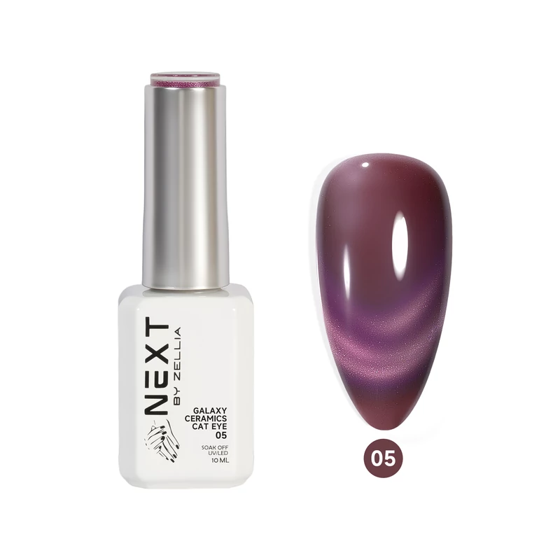 Next By Zellia Gél Lakk 10Ml - Galaxy Ceramics Cat Eye - 005