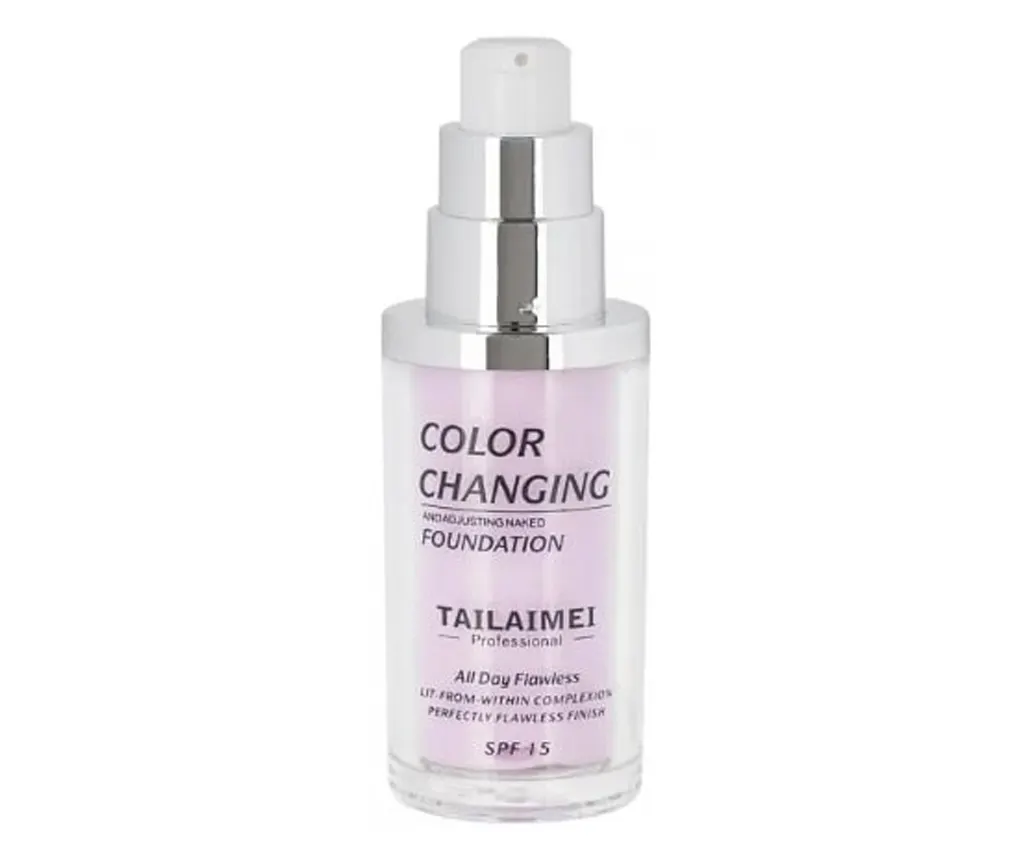 Alkalmazható alapozó, vízálló, TLM, színváltó, SPF15, rózsaszín, 40 ml - Image 6