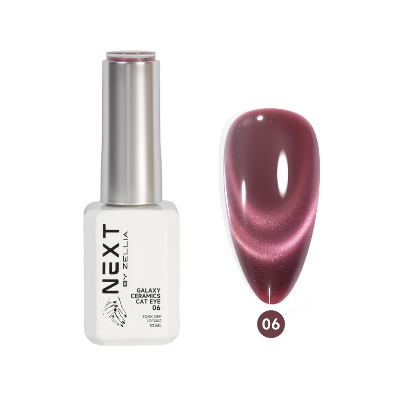 Next By Zellia Gél Lakk 10Ml - Galaxy Ceramics Cat Eye - 006