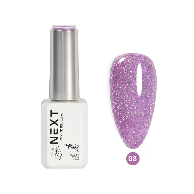 Next By Zellia Gél Lakk 10Ml - Floating Starry - 008