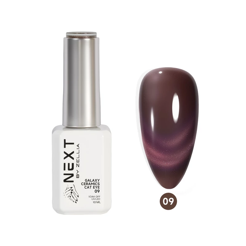 Next By Zellia Gél Lakk 10Ml - Galaxy Ceramics Cat Eye - 009
