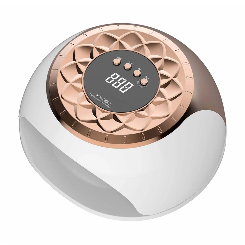 Nagy Teljesítményű, 268 W-Os Gél Uv Led-Es Körömlámpa - 57 Led-Del - Sun S9 - Arany