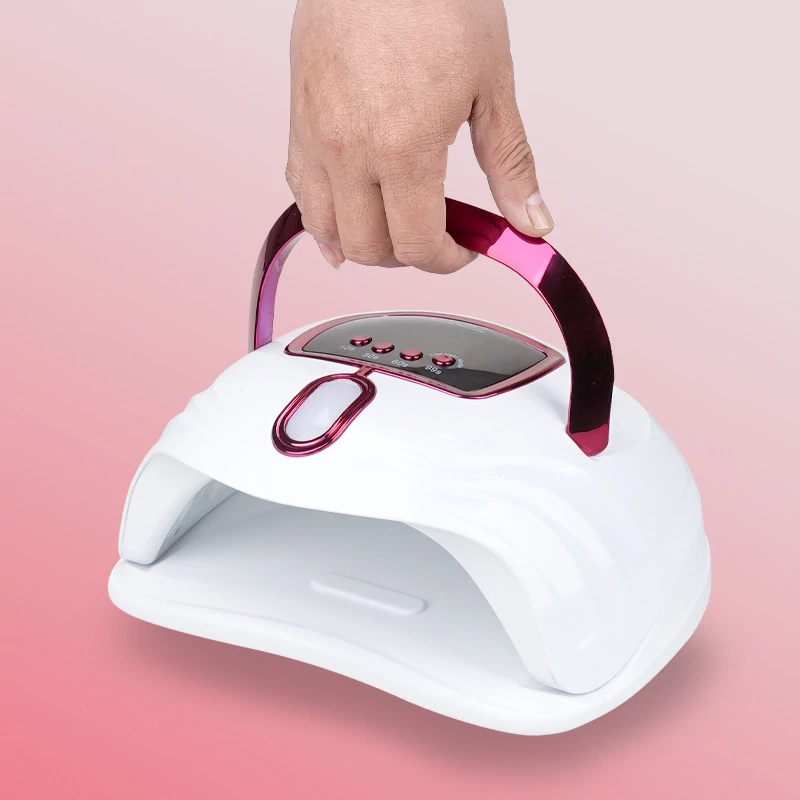 Nagy Teljesítményű, 268 W-Os Gél Uv Led-Es Körömlámpa - 57 Led-Del - Sun S5 - Pink - Image 4