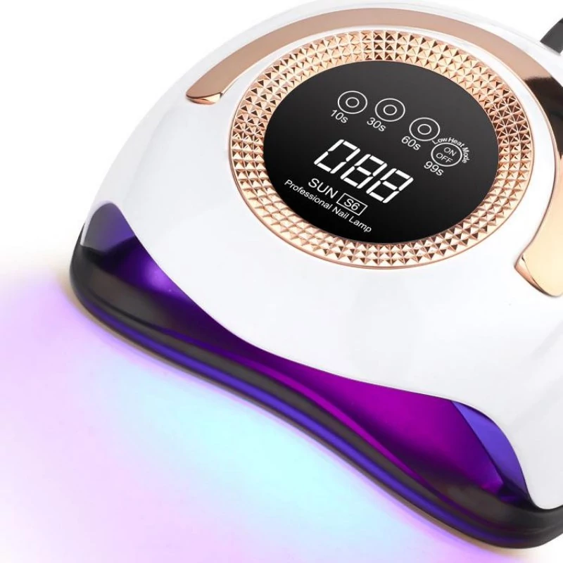 Nagy Teljesítményű, 168 W-Os Gél Uv Led-Es Körömlámpa - 36 Led-Del - Sun S6 - Arany - Image 5