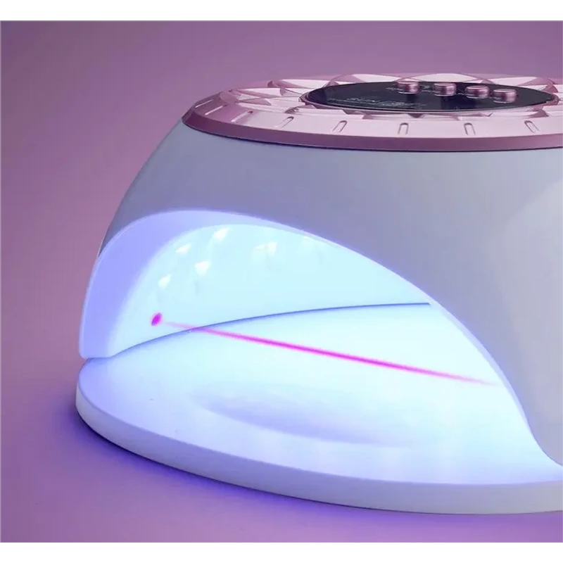 Nagy Teljesítményű, 268 W-Os Gél Uv Led-Es Körömlámpa - 57 Led-Del - Sun S9 - Pink - Image 5