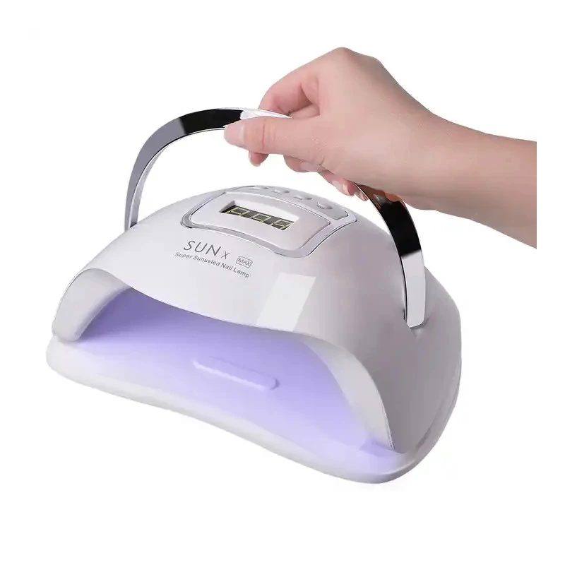 Nagy teljesítményű, 228W Max UV LED-es körömlámpa - Sun X Max - 48 LED - Fehér - Image 6