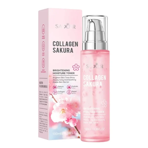 Sadoer Collagen Sakura 7 darabos bőrfeszesítő és hidratáló szett - Image 4