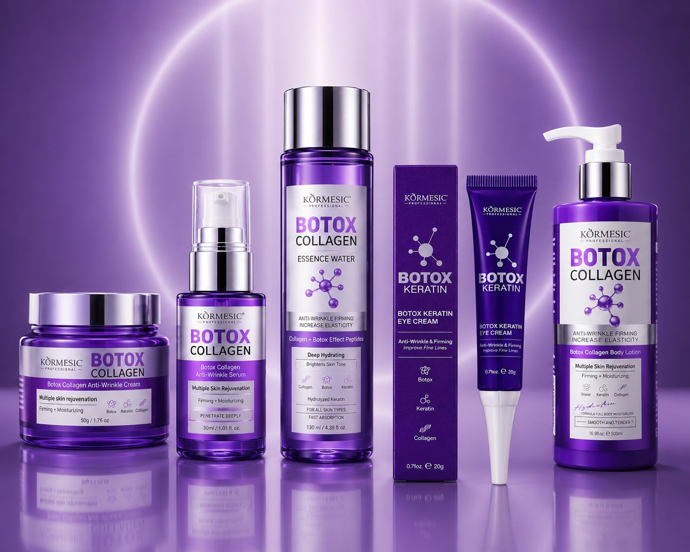 Kormesic Botox & Collagen 5 darabos bőrfeszesítő szett
