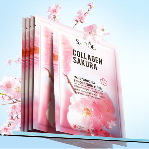 Sadoer Collagen Sakura 7 darabos bőrfeszesítő és hidratáló szett - Image 8