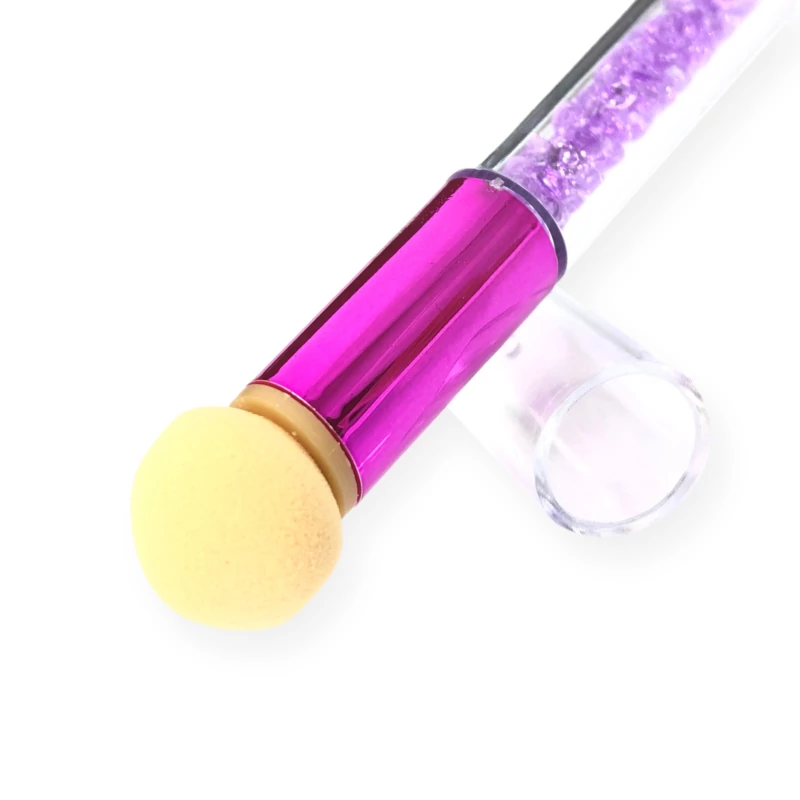 Baby Boomer - Szivacsfejű Ombre Ecset - Nyomda Fej - Lila - Image 6