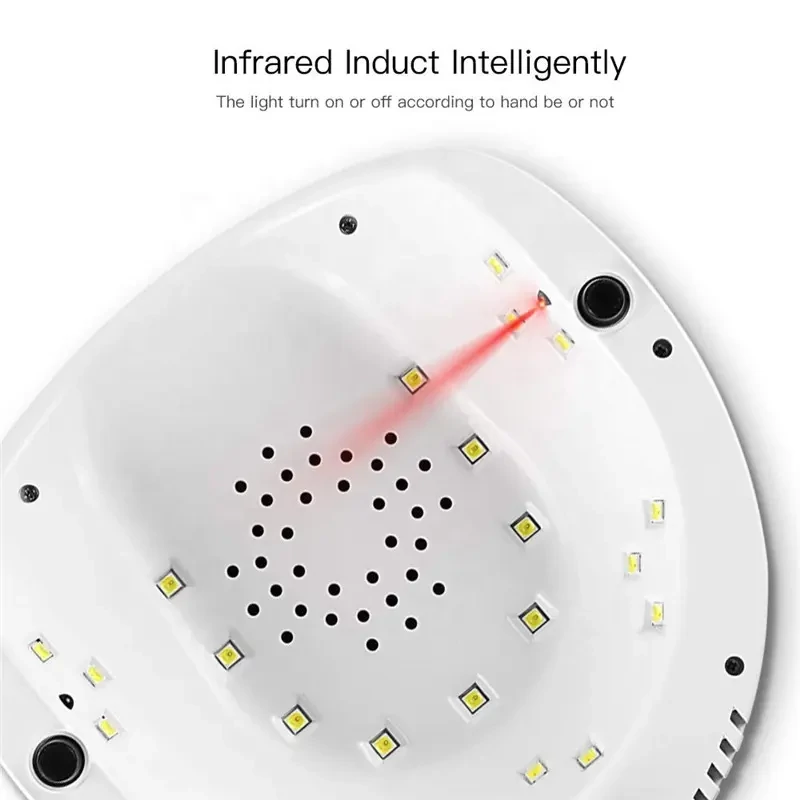 Műkörmös F6 Uv/Led Lámpa | 86W | FEHÉR - 82793 - Image 5