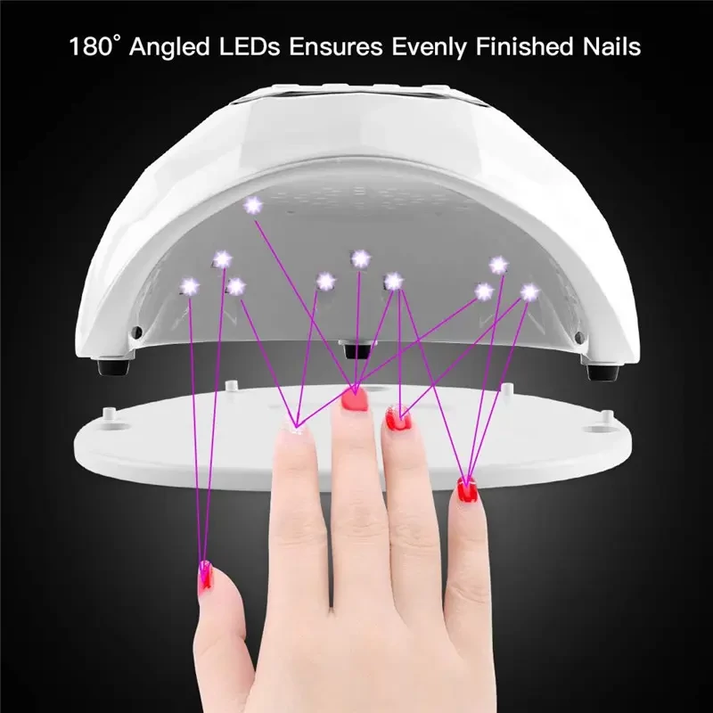 Műkörmös F6 Uv/Led Lámpa | 86W | FEHÉR - 82793 - Image 2
